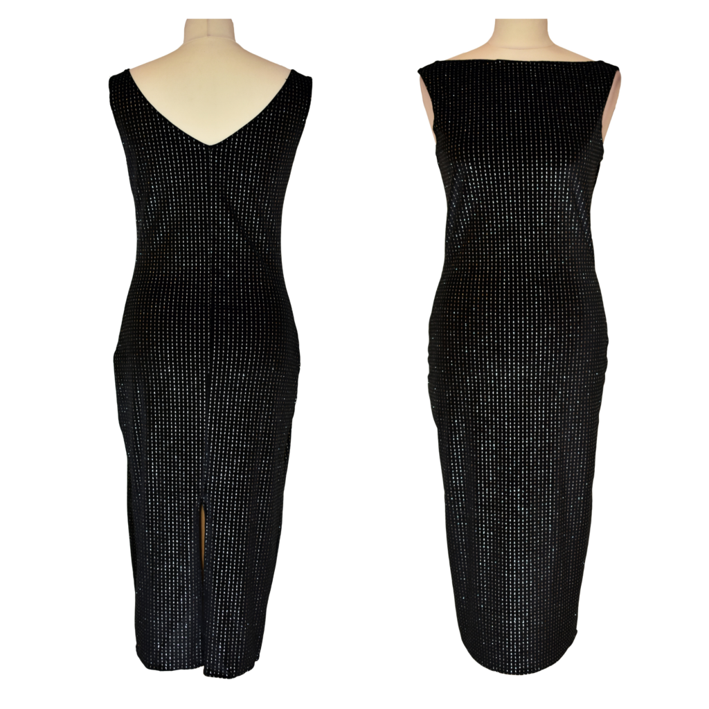 Black velvet tango dress d0055 amotango